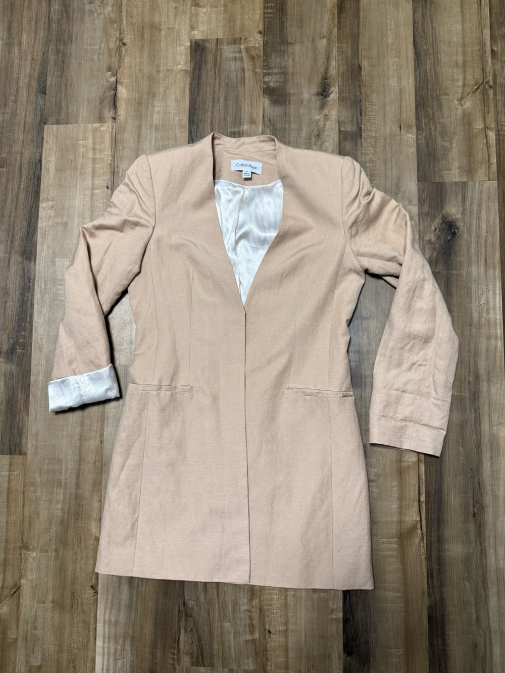 Calvin Klein Contrast Lining Blazer